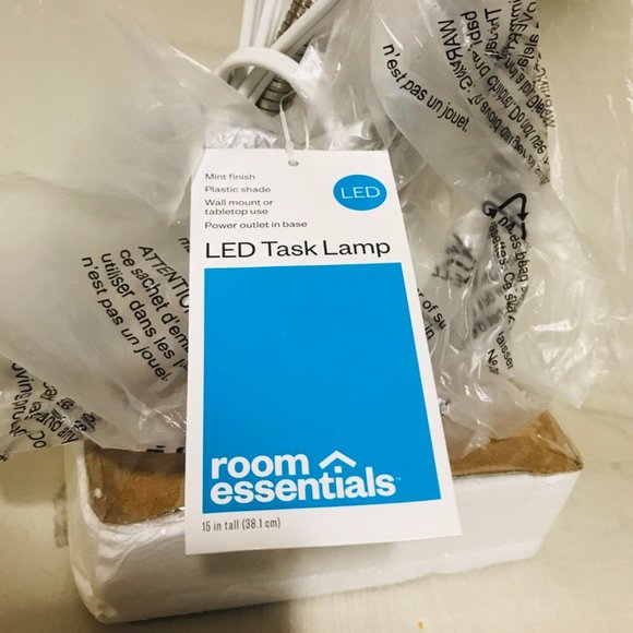 Task Table Lamp (Includes LED Light Bulb) Mint - Room Essentials™ - Picture 3 of 4